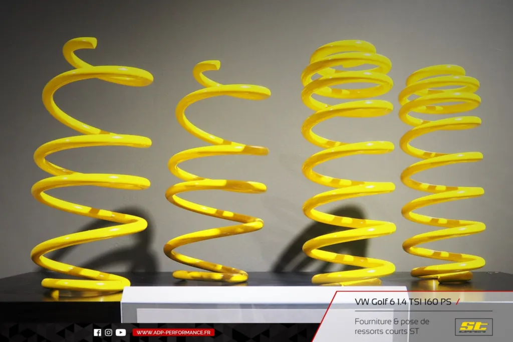 Ressorts courts ST Suspensions VW Golf 6 1.4 TSI 160cv Nimes - ADP Performance
