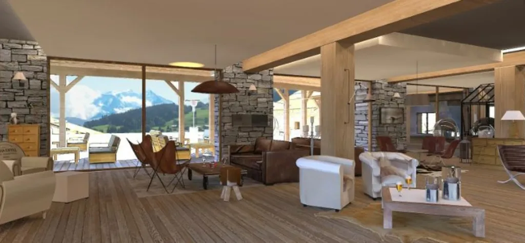 Appartement 4 Combloux prestations intérieurs de grande qualité