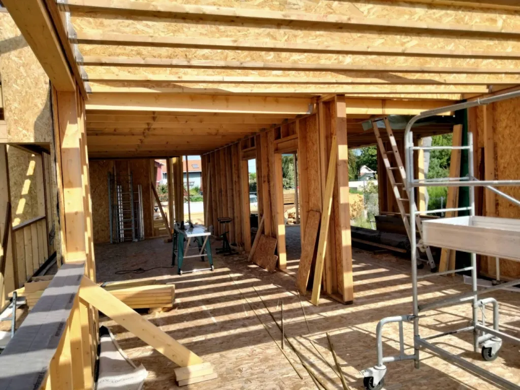 La structure prend forme
