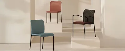 CHAISE ARIOL polyvalente empilable – assise confortable, design moderne & options de finition à Marseille, Région PACA pour espaces professionnels et collectivités