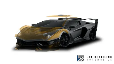 Front : Protection PPF avant Lamborghini Aventador pour protéger peinture et zones exposées avec film XPEL hautes performances