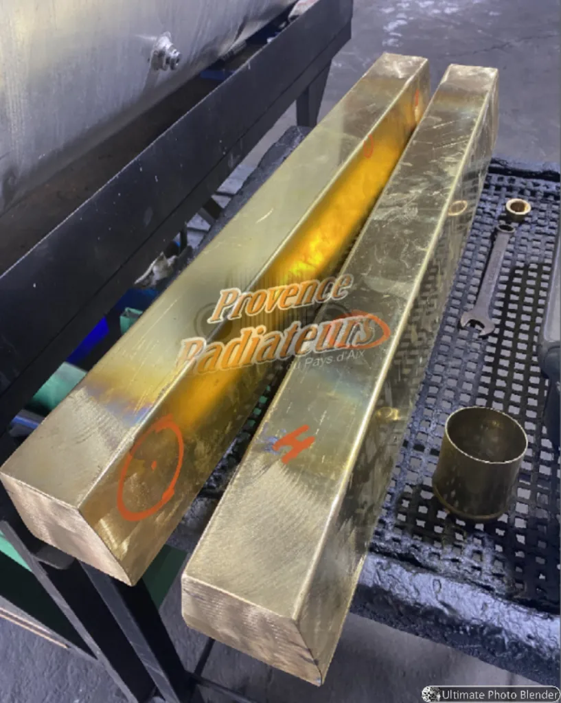 Radiateur de refroidissement GE SDMO en fabrication à Marseille