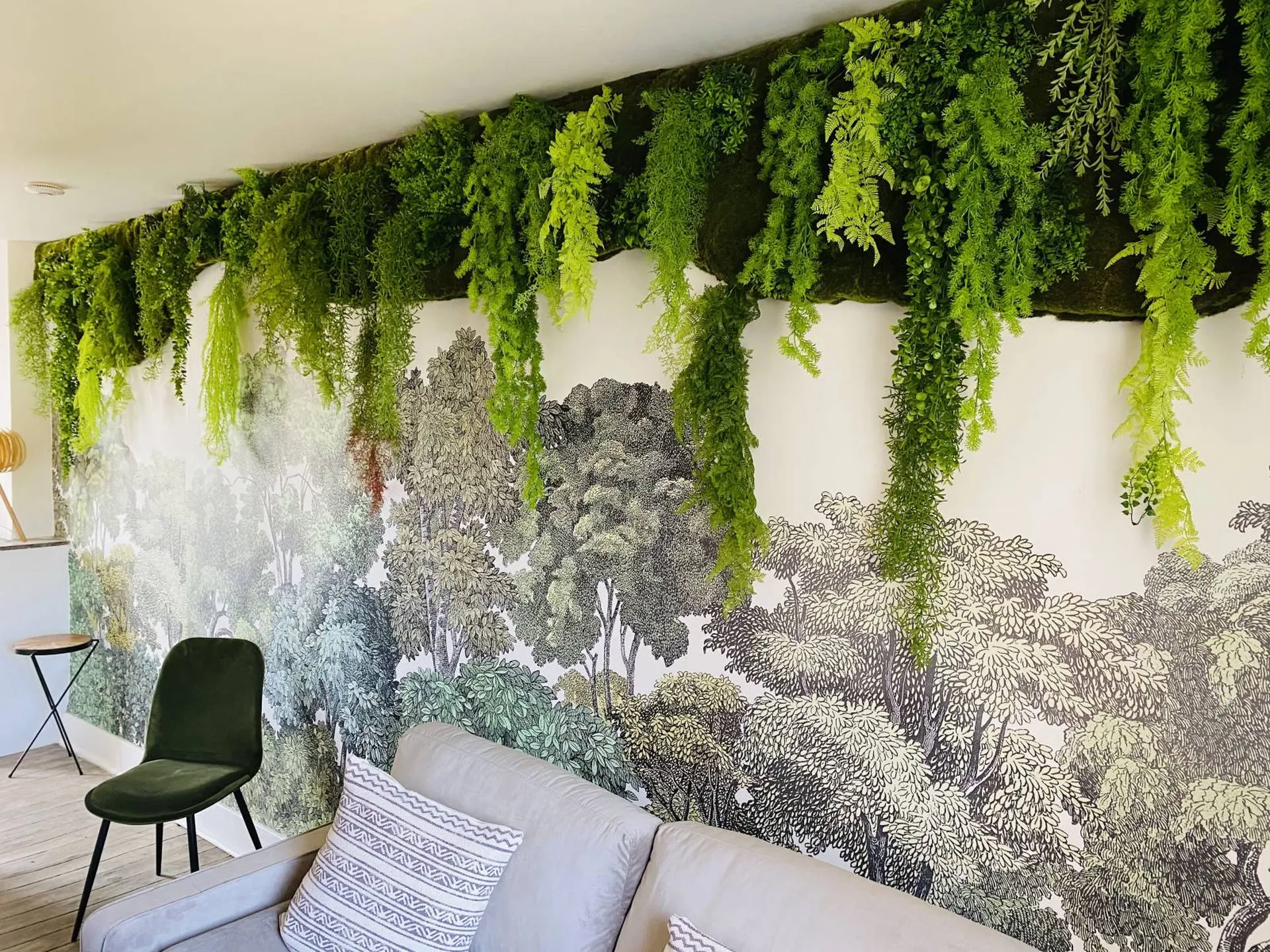 Décoration végétal d'un hôtel particulier
