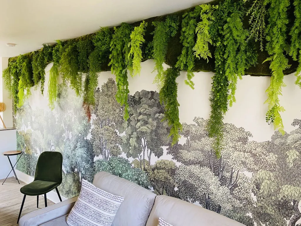 Décoration végétal d'un hôtel particulier