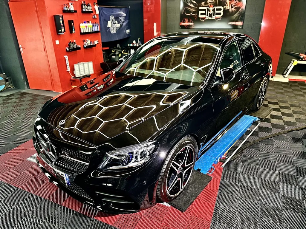 DETAILING protection carrosserie traitement céramique Lyon Mercedes classe C 