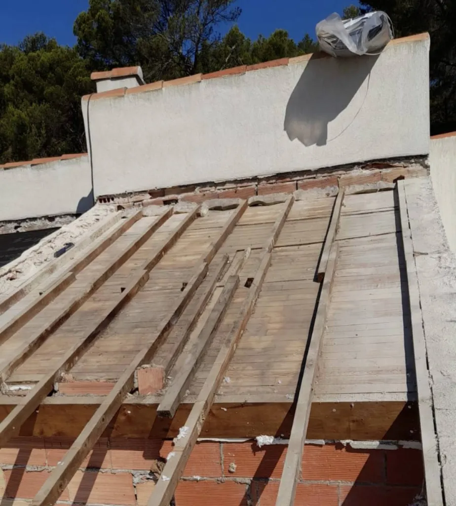 dépose toiture sur bouc bel air