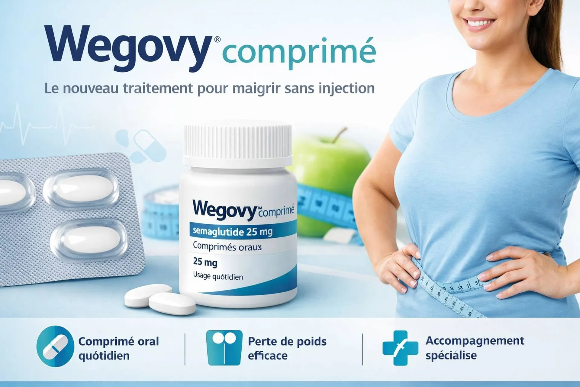 Wegovy comprimé : nouveau traitement pour maigrir sans injection