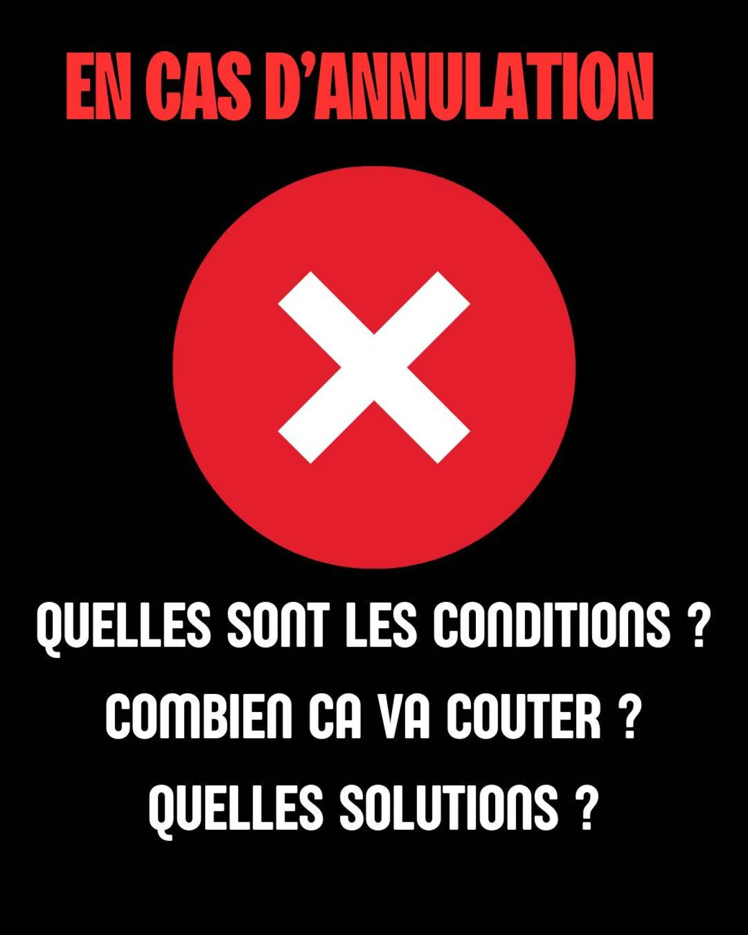 annulation lbc pro events