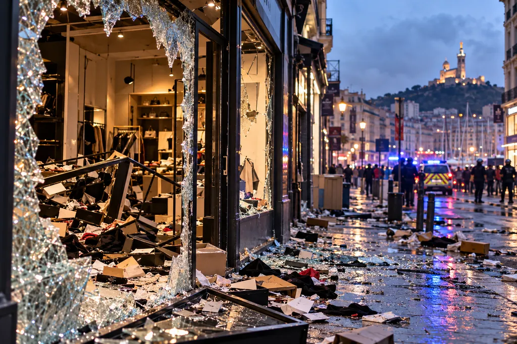 Pillages des commerçants à Marseille