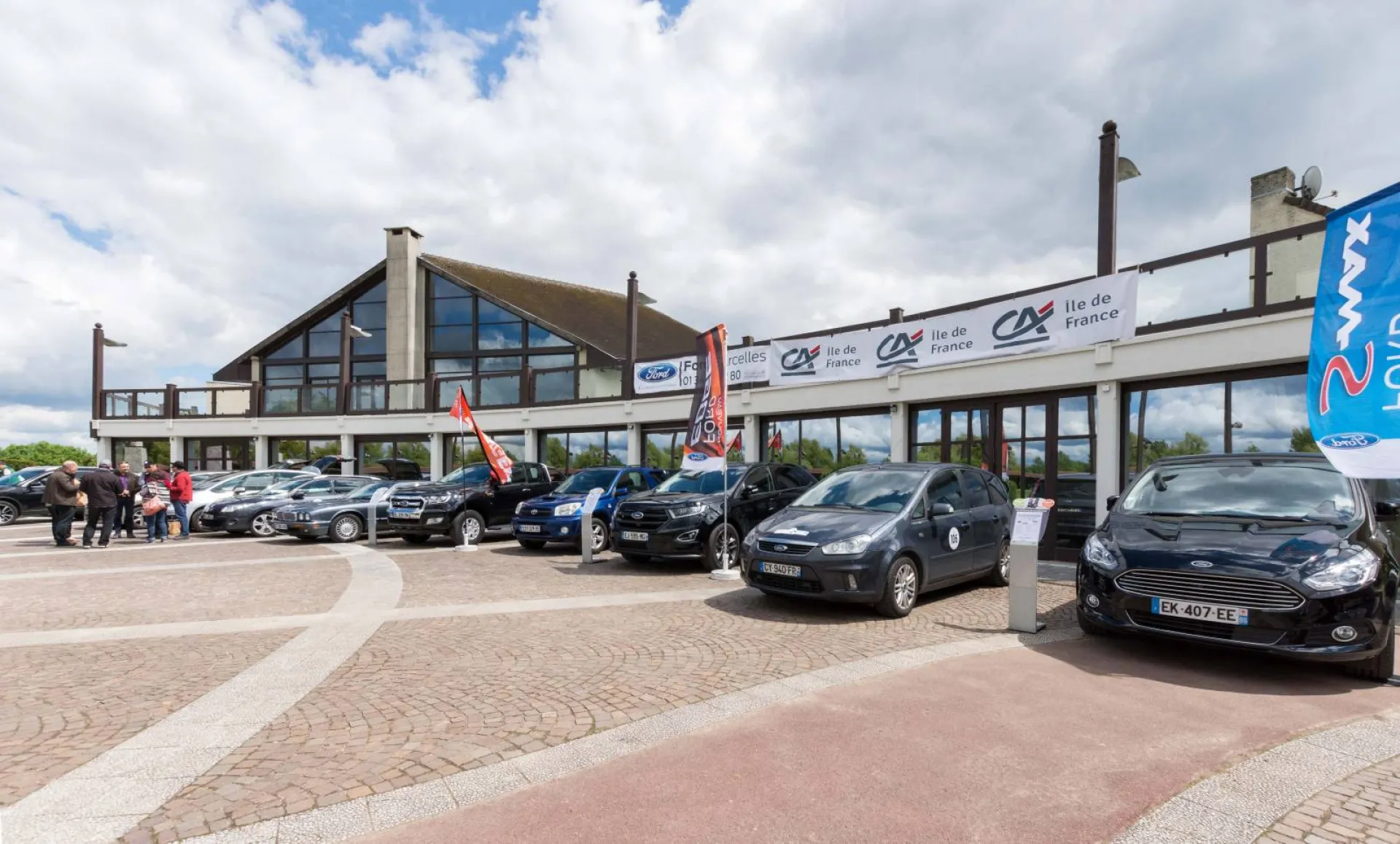 Reportage photo d'un rallye d'entrepreneurs à l'Isle Adam dans le Val d'Oise