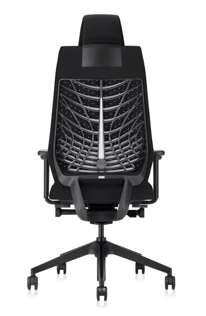 Fauteuil Joyce Interstuhl coloris noir avec Têtière