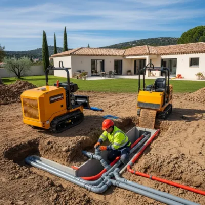 Raccordement tout-à-l’égout pour maisons et logements neufs à Allauch et Plan-de-Cuques