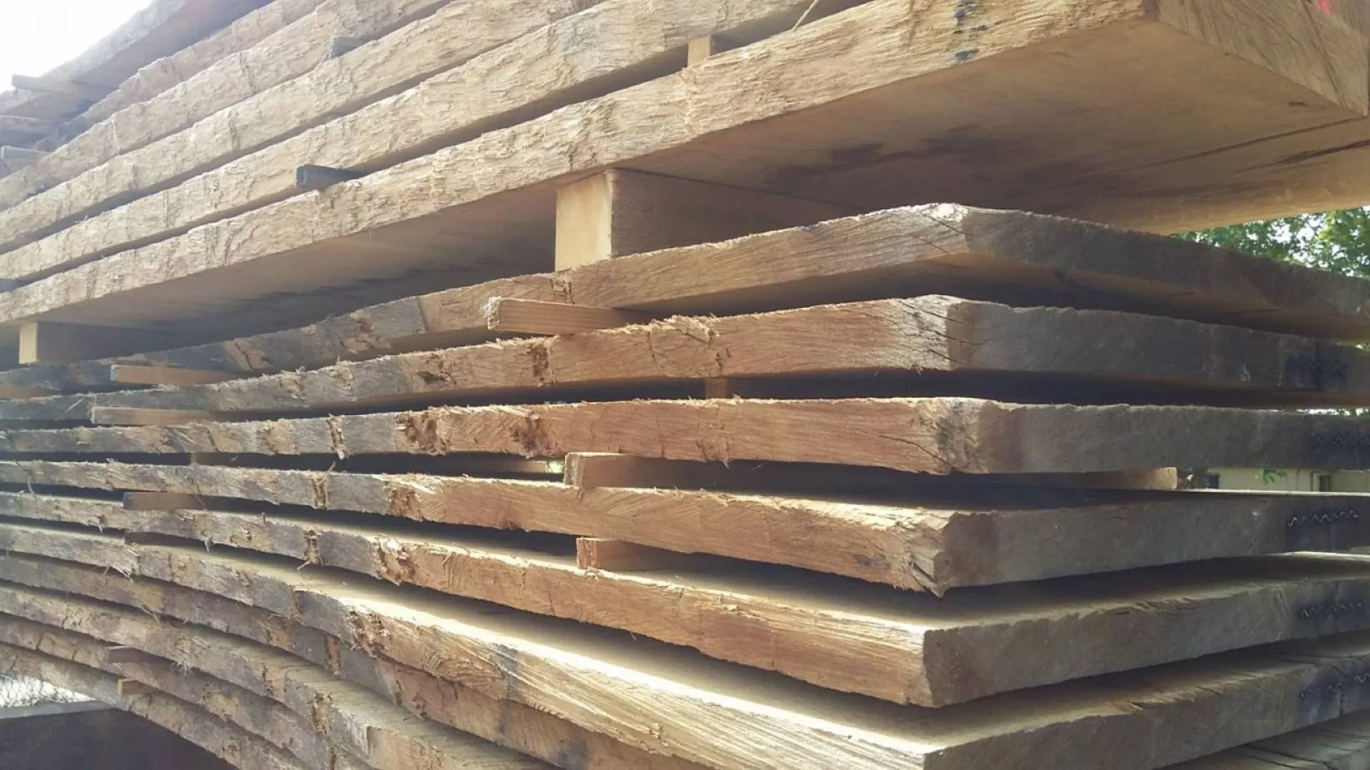 Bille de chêne massif à Puyricard dans le secteur d'Aix en Provence