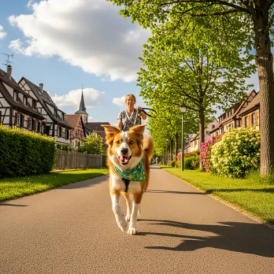 Organiser une balade canine personnalisée pour chien énergique à Bischwiller, Gries et communes voisines du Bas-Rhin