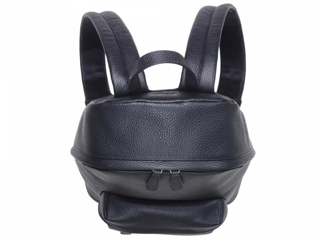 photo maroquinerie, bagagerie Bexley sac à dos homme cuir noir dessus