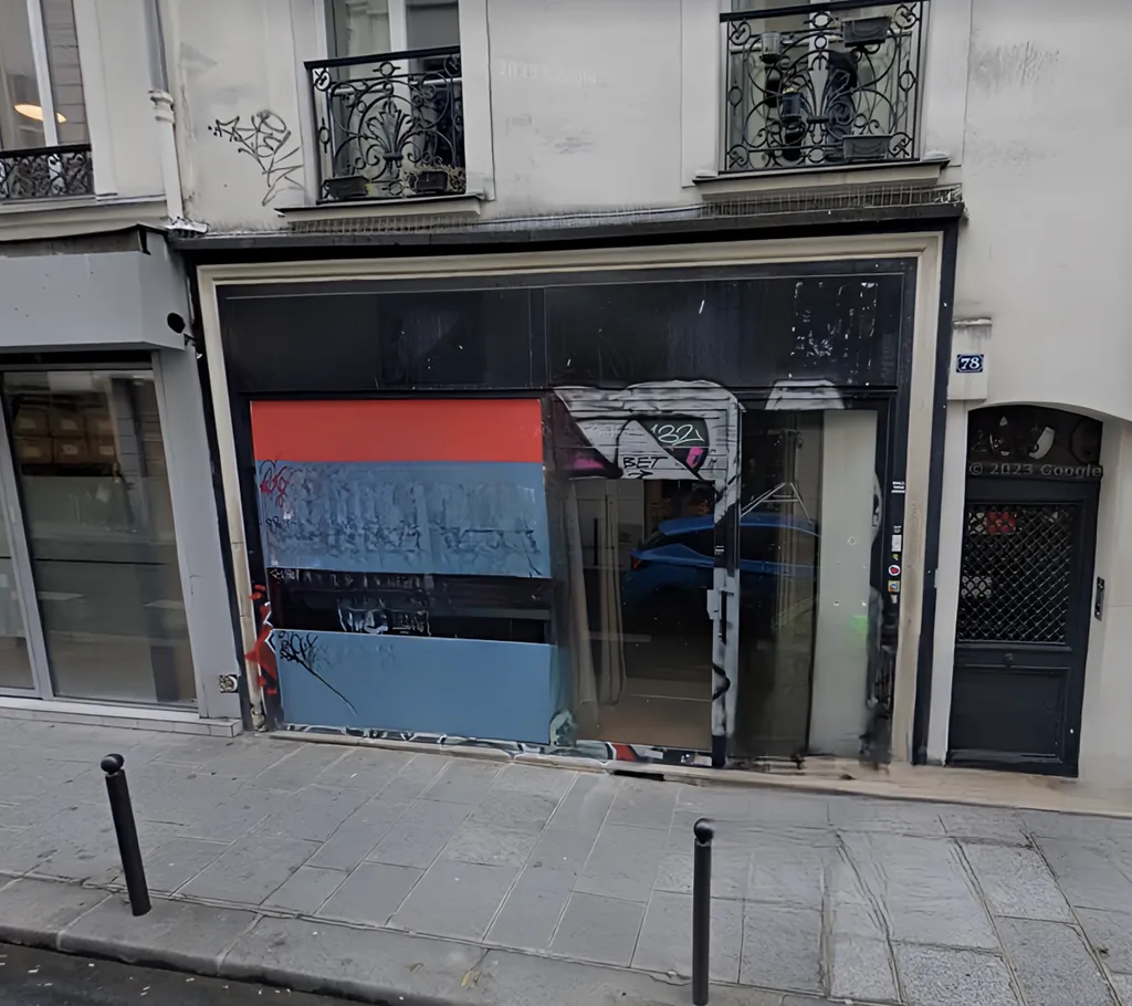 Location - Boutique 80 m², Sentier, Rue de Cléry 75002 PARIS