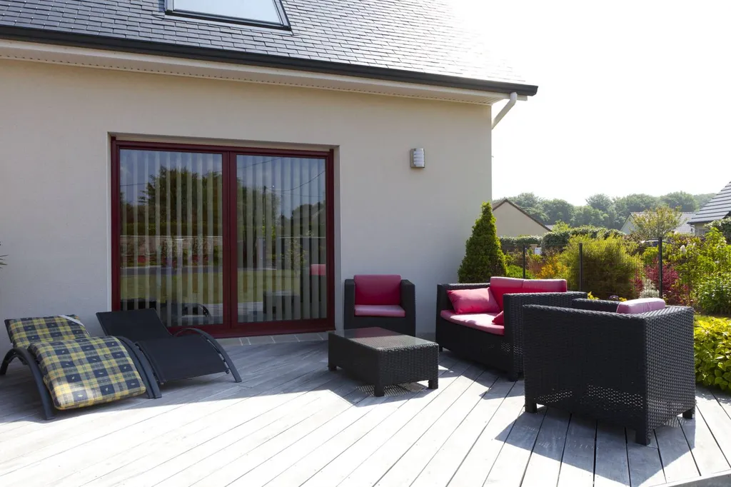 Construction d’une maison en boomerang en ardoise naturelle proche du Havre 76