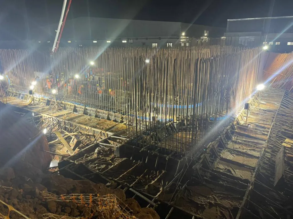 Fin du coulage de nuit