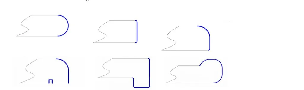 Différents profils de nez pour vos margelles