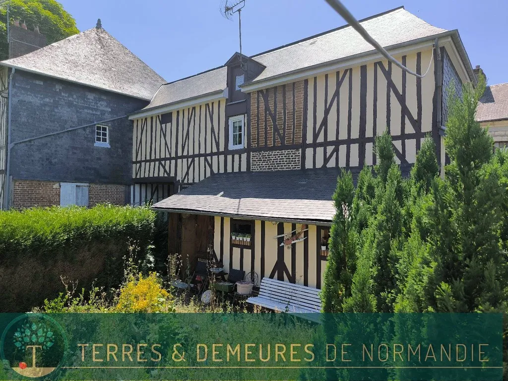 A  VENDRE - A 5 MINUTES DE CORMEILLES (27260), MAISON DE VILLAGE, 3 CHAMBRES, 97 m² HABITABLE AVEC JOLI JARDIN DE 225 M² ET DEPENDANCE.