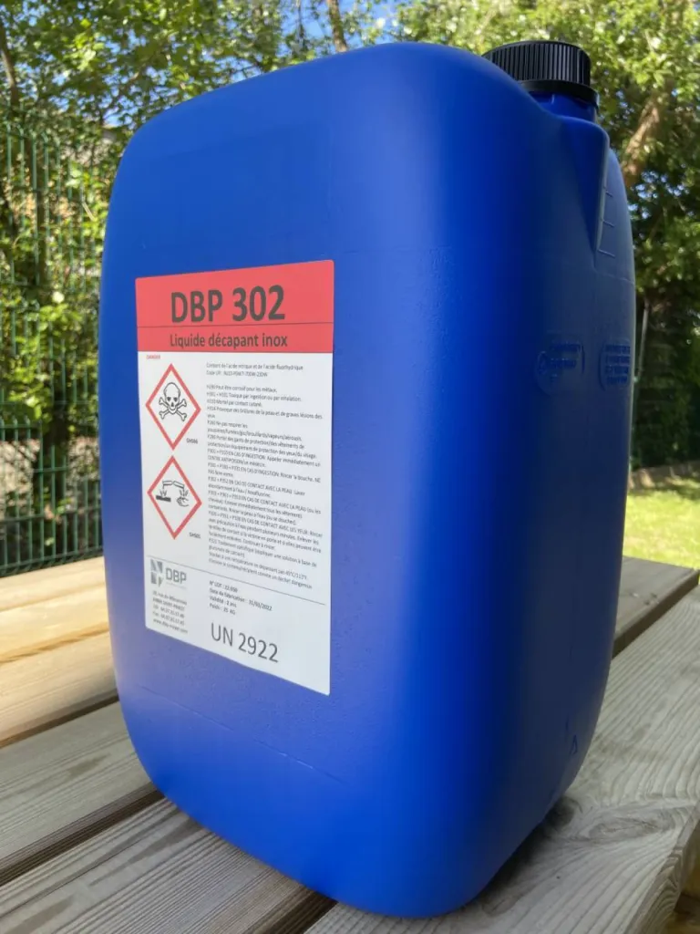 DBP 302 - Produit liquide de décapage pour les inox par immersion - Eure-et-loire (28)