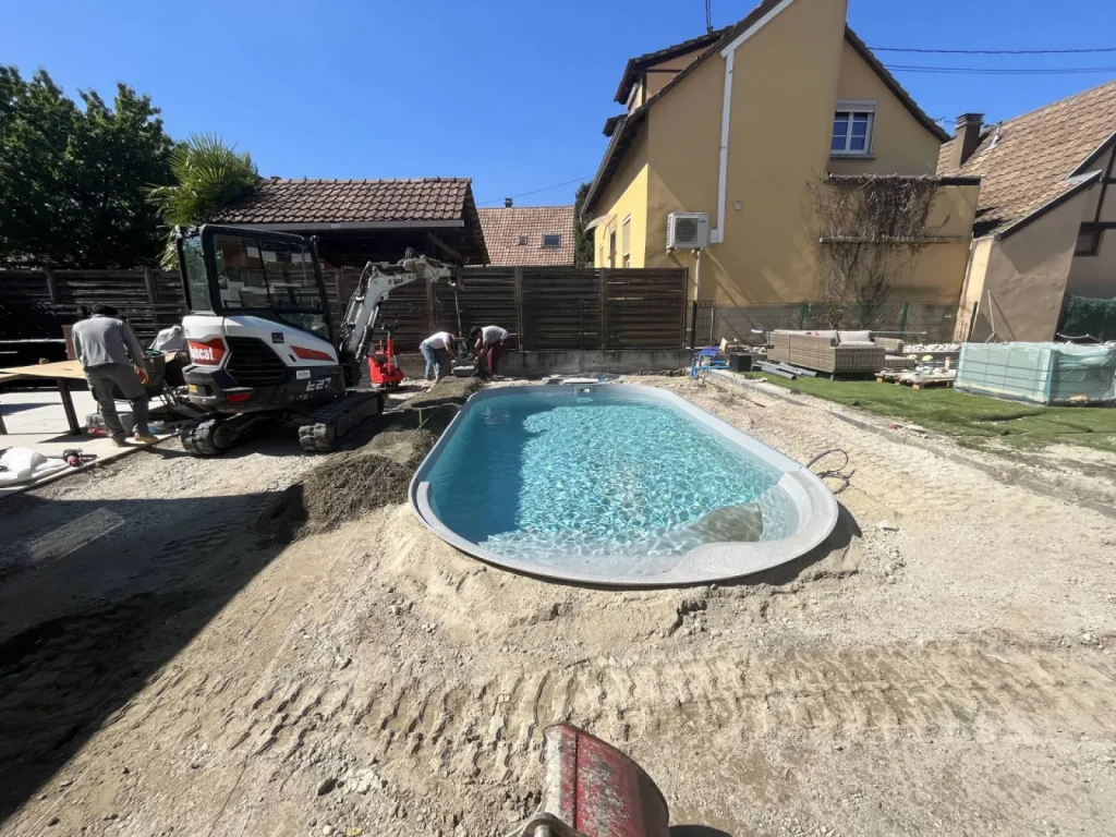 Société pour le terrassement d’une piscine à Illkirch Graffenstaden