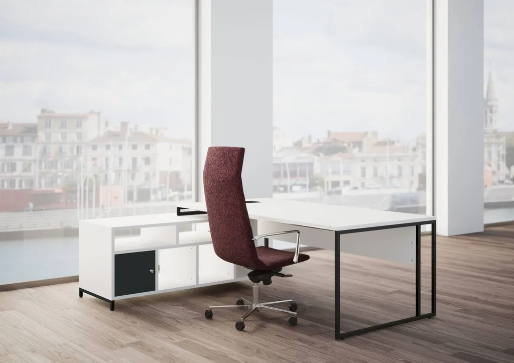 Aménagement d'un bureau direction STRICTO du fabricant Français BURONOMIC à Montpellier