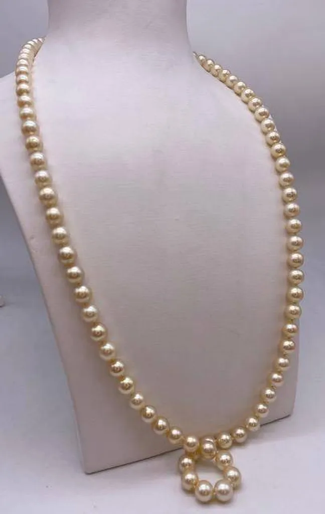 Acheter en ligne collier perles de culture eau de mer de très belle qualité chez Or Ligne à La Teste près de Bordeaux