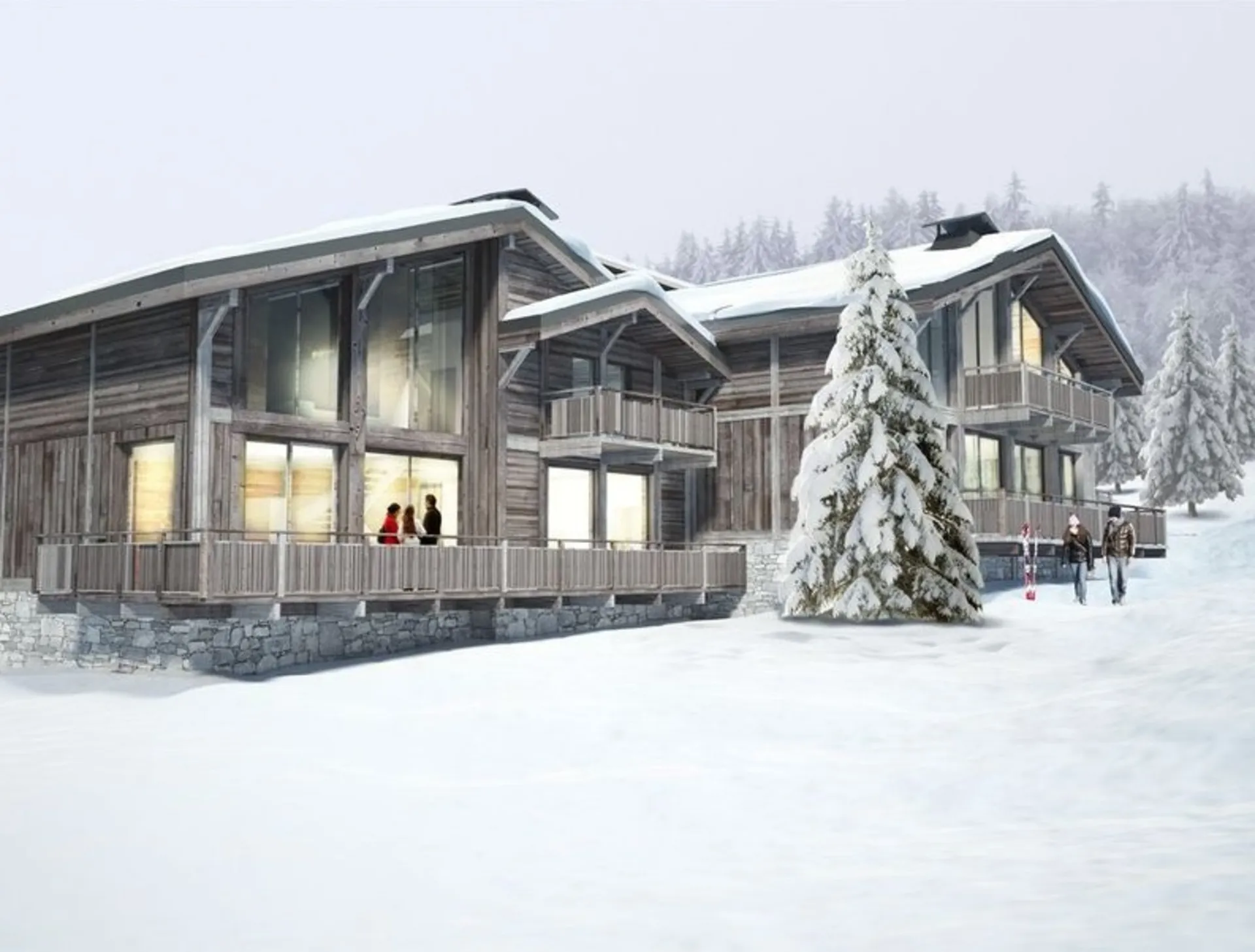 chalet T6 praz sur arly 