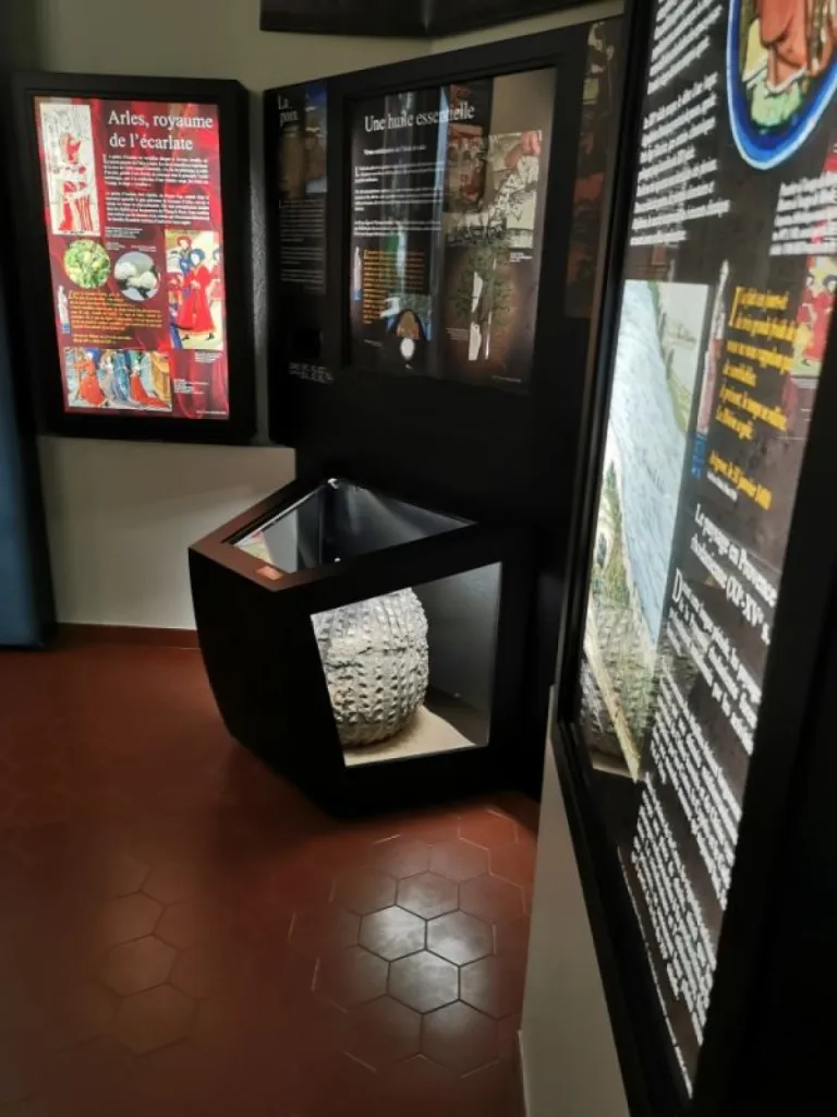 Décoration et fabrication de vitrines pour le musée ALPHONSE DAUDET sur FONTVIELLE 