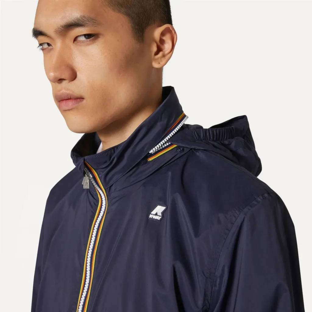 Veste Courte Amaury Stretch Nylon Jersey K-Way blue depth- Urban Chic Dieppe