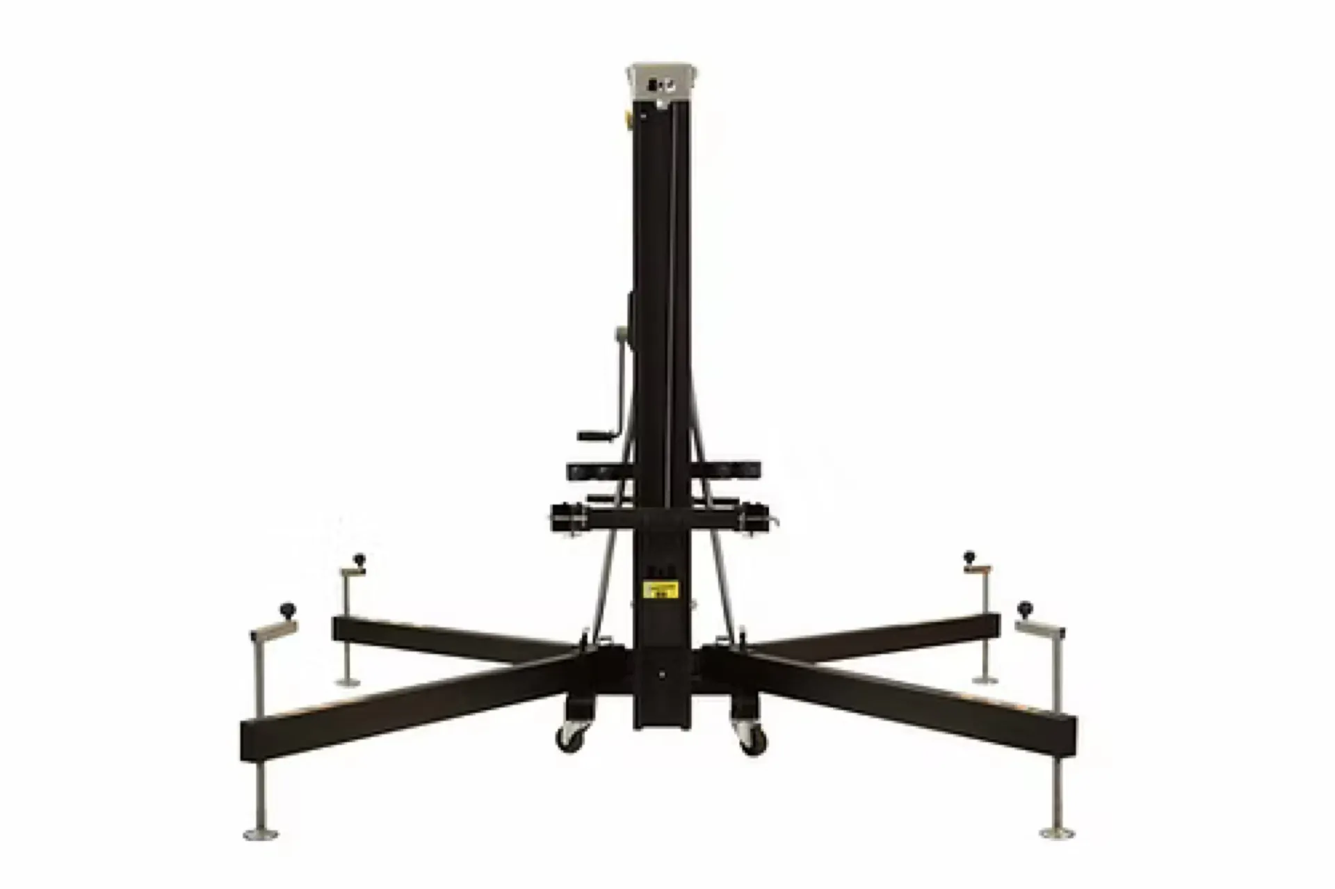 PIED TÉLÉSCOPIQUE À TREUIL AVEC FOURCHES 6,20M 300KG MAX