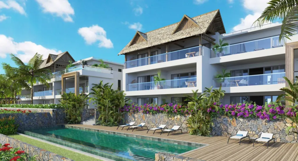 Appartement et piscine commune  