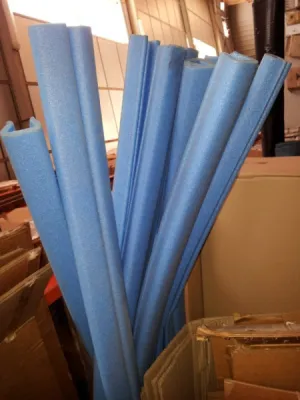 Profilé U en Mousse /  PE bleu