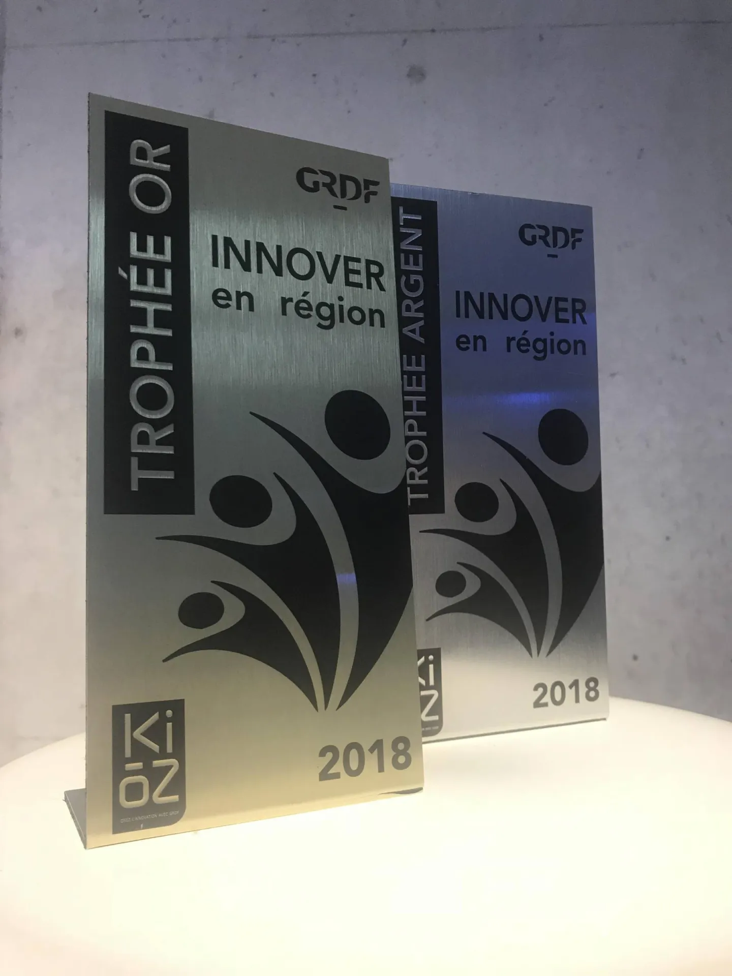 AGG PRINT réalise les enseignes, la signalétique et la décoration intérieure du nouveau site GRDF à Saint-Etienne