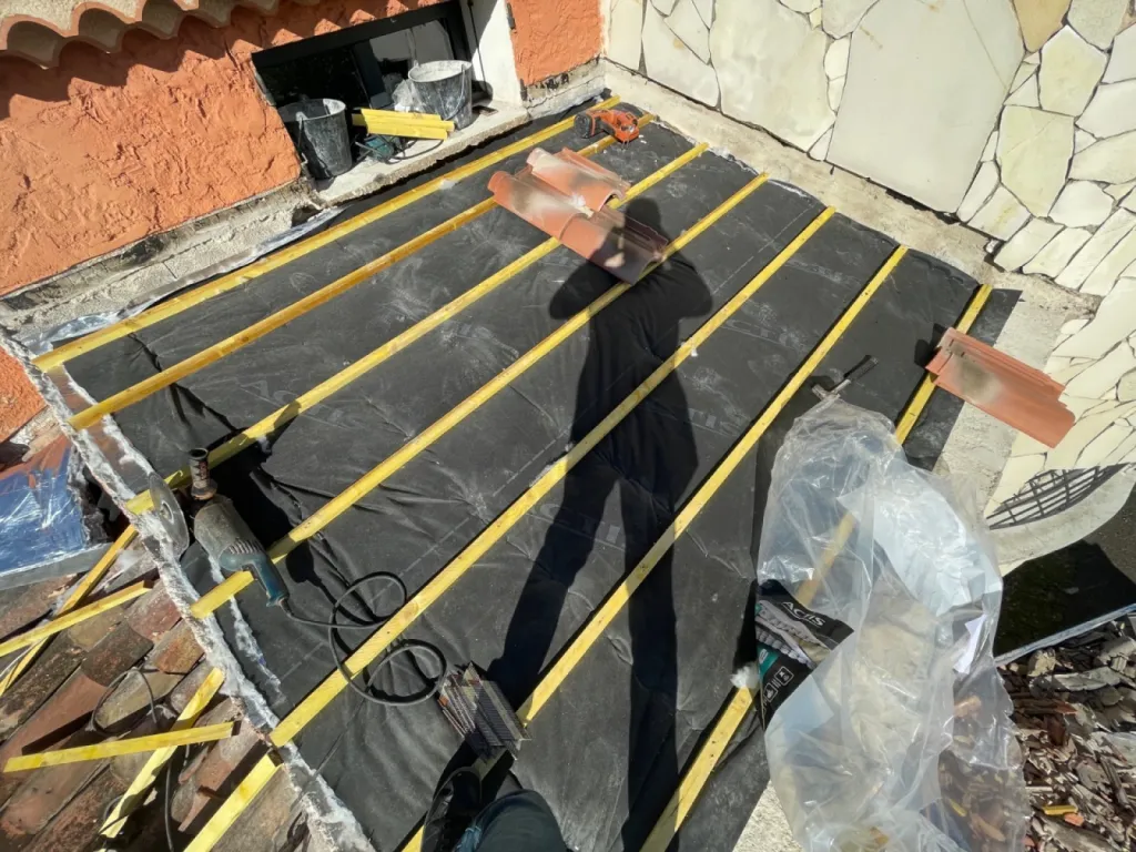 Réfection d’une toiture avec isolation sur Martigues