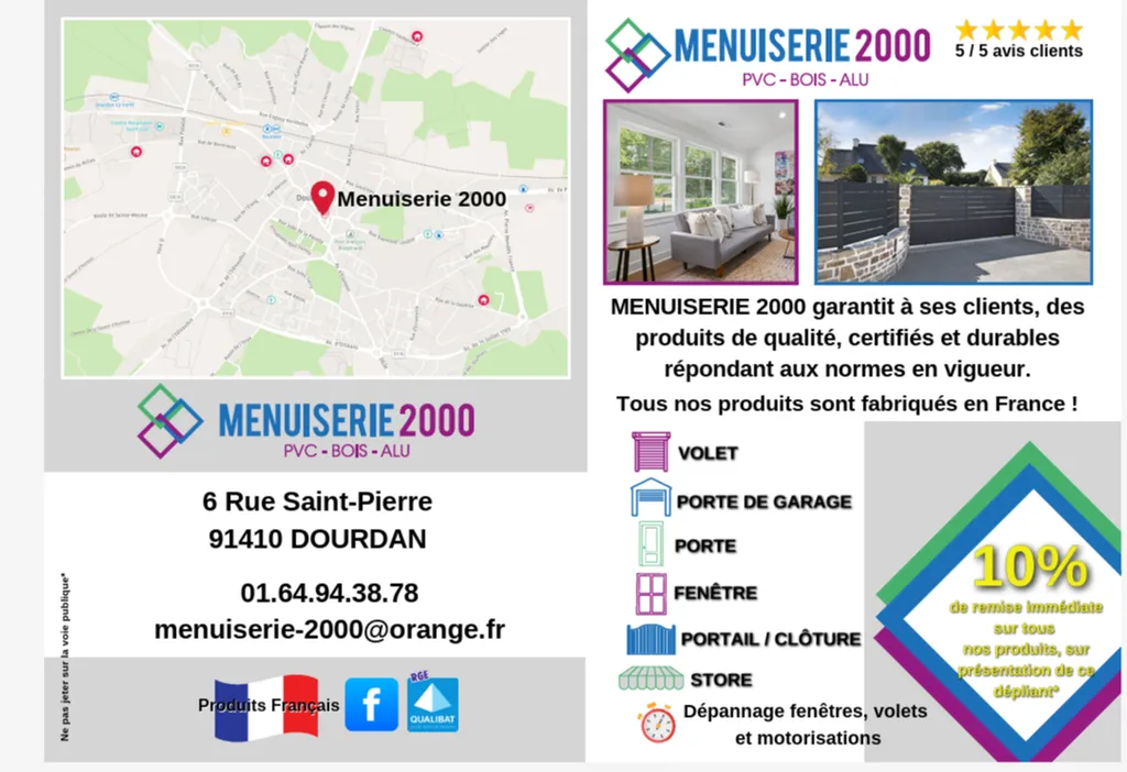 Menuiserie 2000 Offre