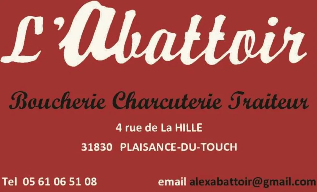 Boucher, charcutier, Traiteur Plaisance du Touch L'ABATTOIR