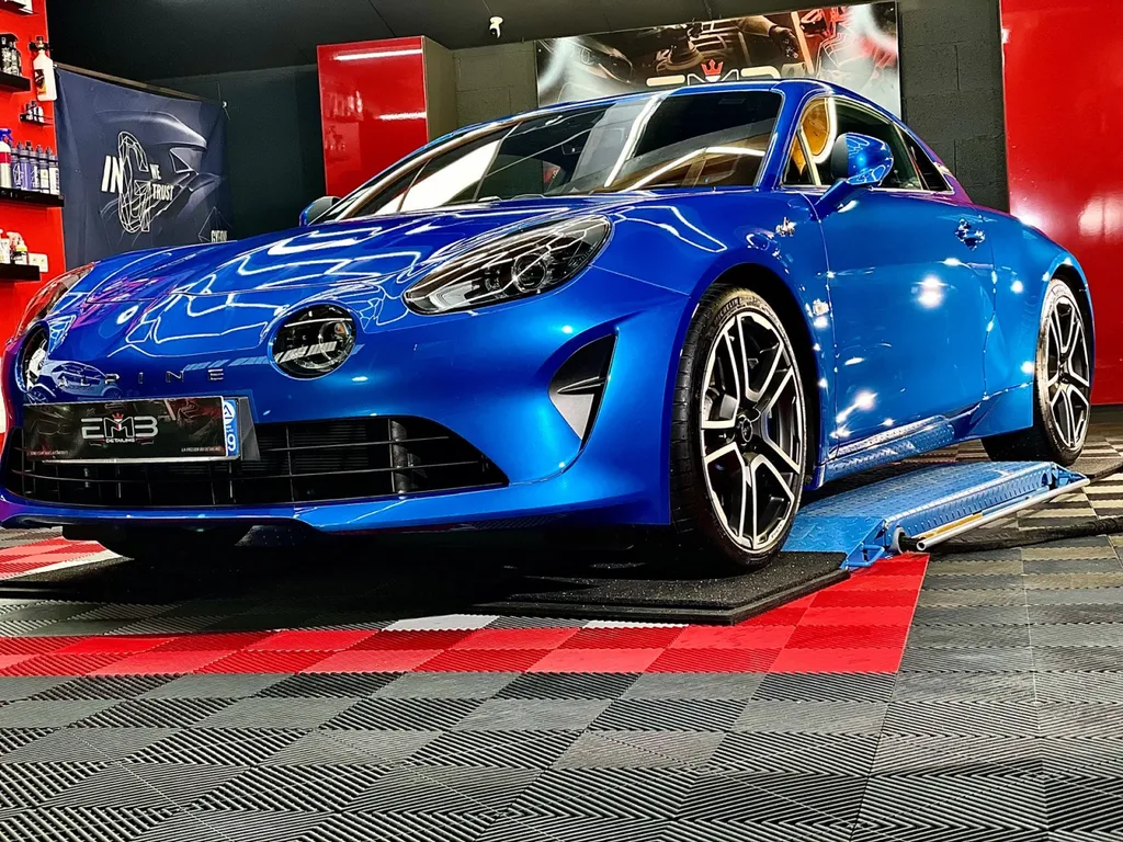 Protection carrosserie traitement céramique Renault Alpine 