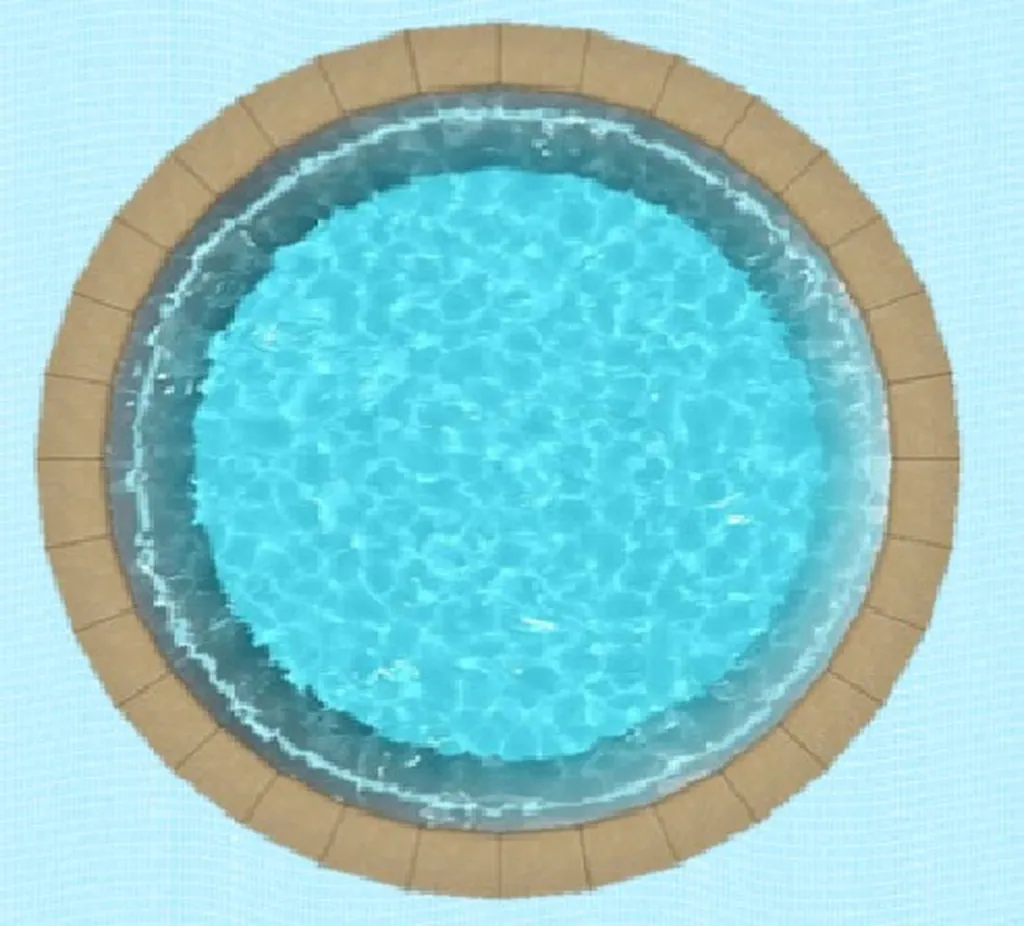 Piscine coque polyester fond en plat ronde diametre 4 metres profondeur 1.2 ( monaco) à Etrepagny 27150