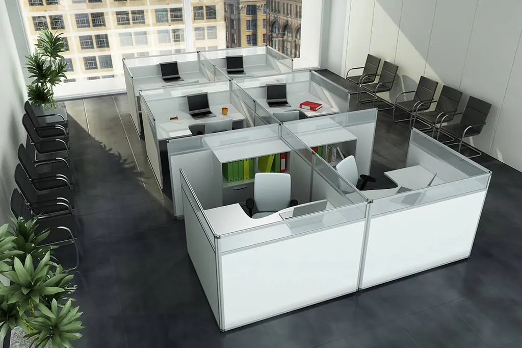 Cloisons de bureau amovibles REYEM pour open-space à Marseille