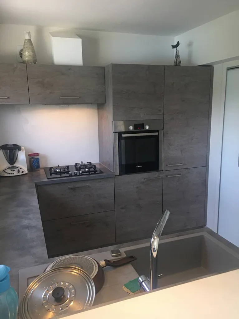 Cuisine moderne bois Francheville