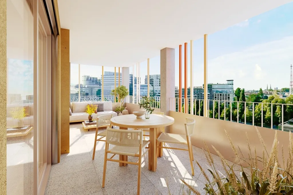 Appartements neufs à Strasbourg-Wacken avec terrasses et espaces verts — résidence haut de gamme RE 2020 à deux pas du Parlement Européen