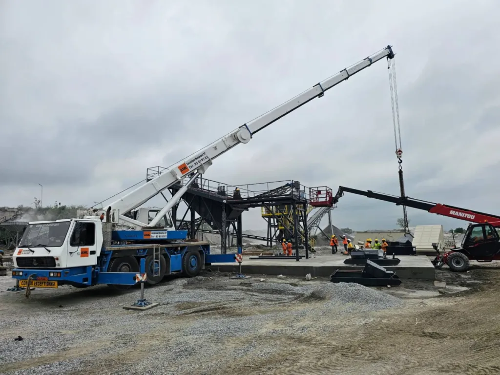 Optimisation sur notre site de concassage