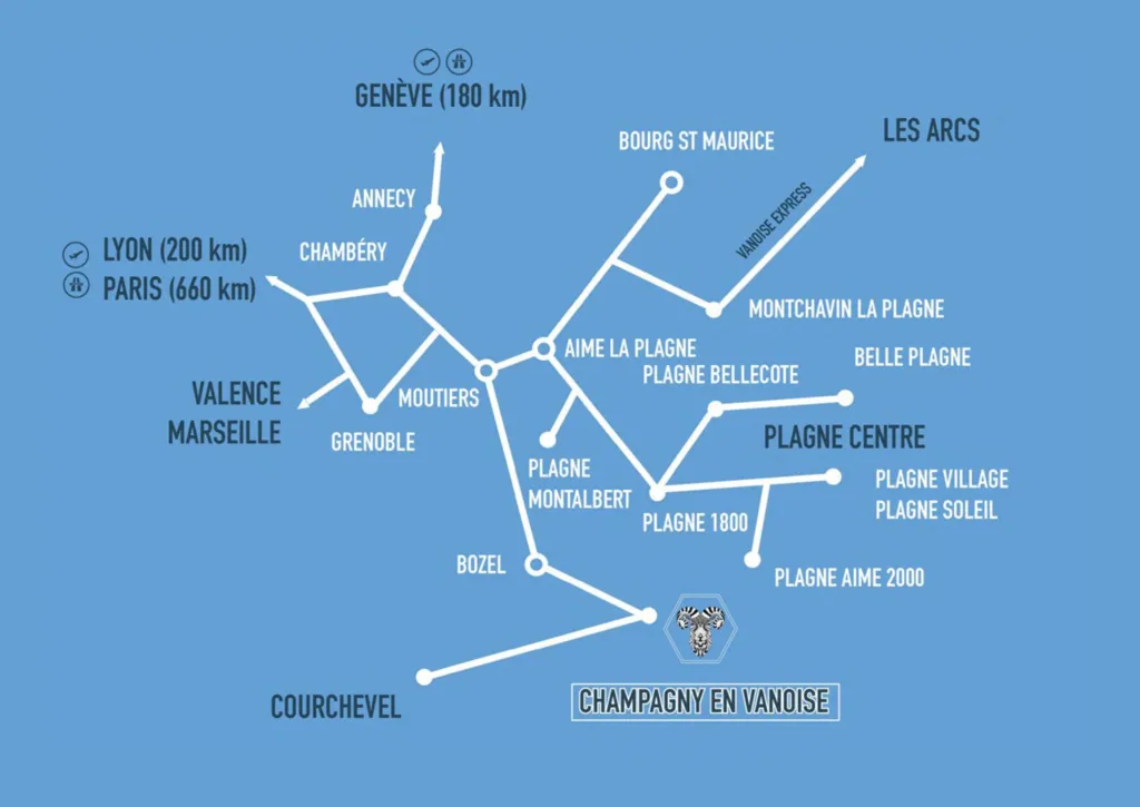 Appartements d'exception 3 pièces au 7 pièces à Champagny-en Vanoise, la Plagne.