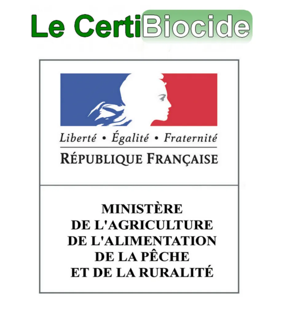 Provence Nuisibles dispose du Certibiocide