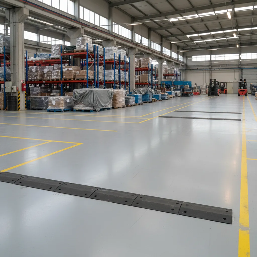 Sols techniques pour zones de circulation industrielle à Dijon : revêtements professionnels pour flux internes, passages de chariots élévateurs et voies de circulation