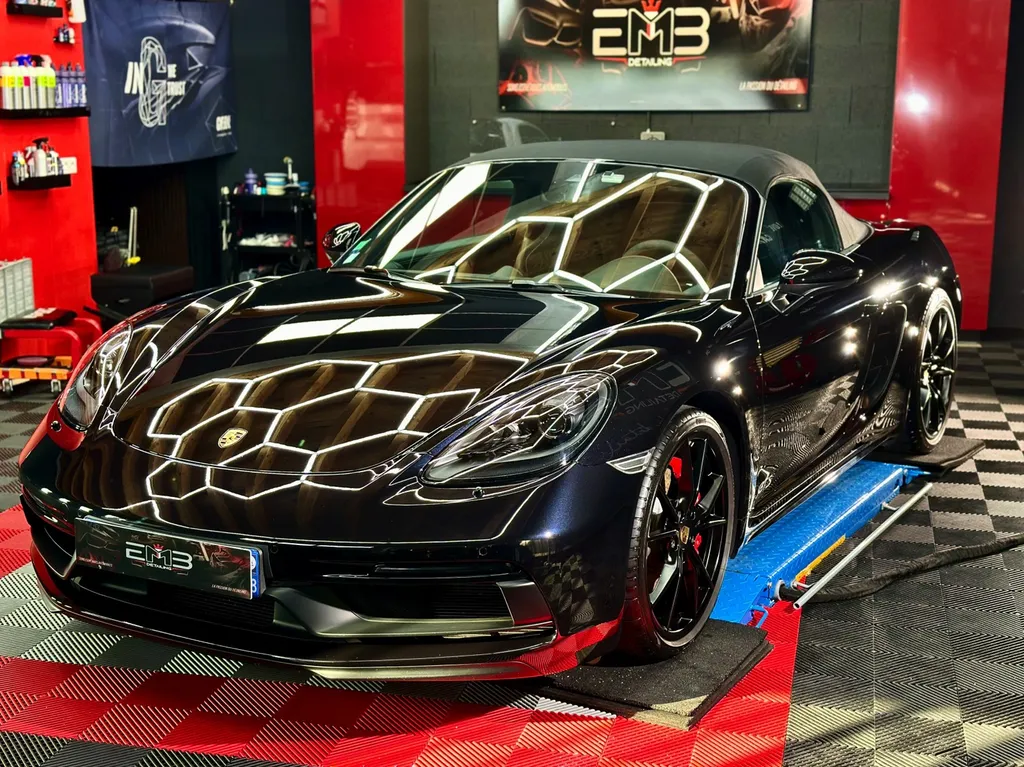 DETAILING Lyon protection carrosserie traitement céramique Porsche Boxster 718 GTS