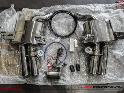 Installation silencieux à clapet Cargraphic Maserati Quattroporte | ADP Performance