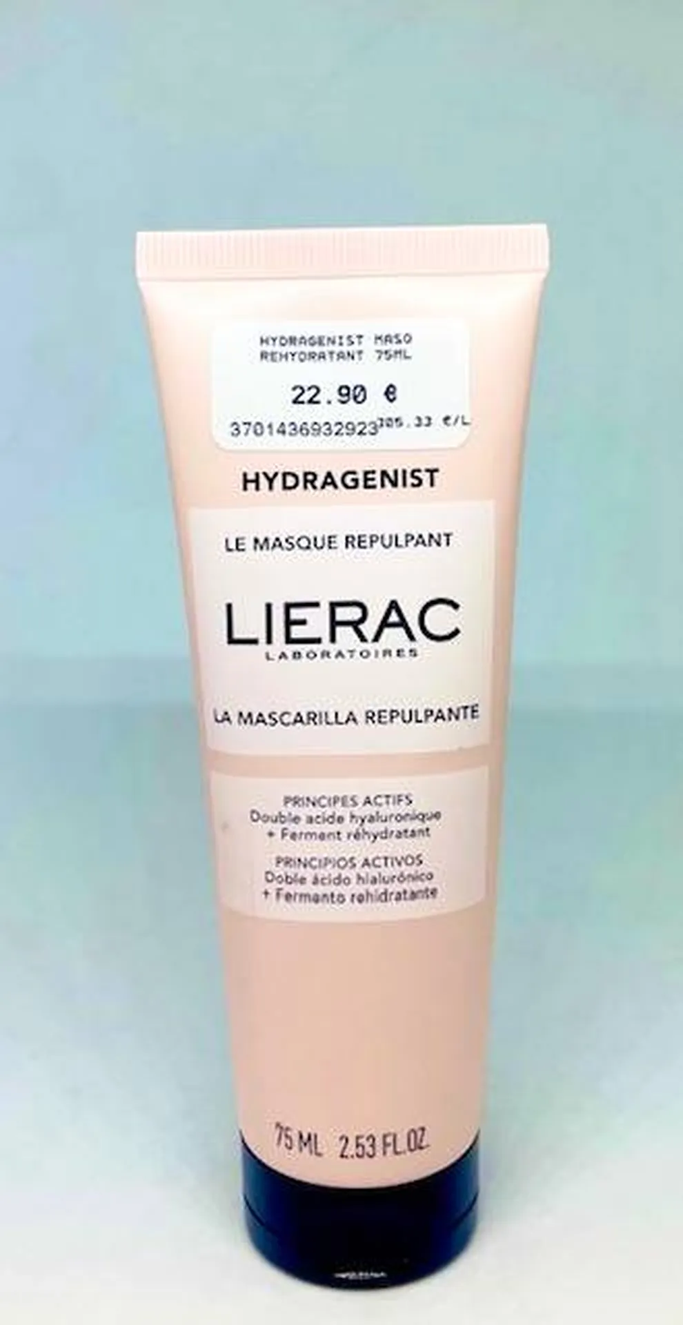 Lierac hydragenist masque repulpant à l'acide hyaluronique 